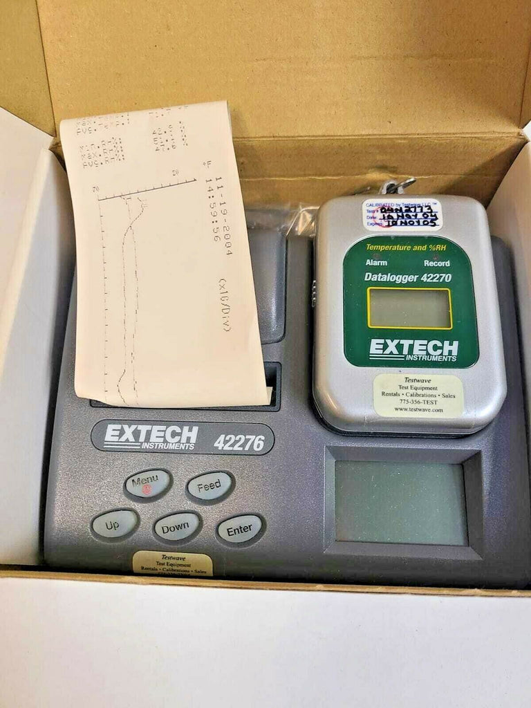 Extech 42270 Temperature & Humidity Datalogger, -40 to 185°F 42276