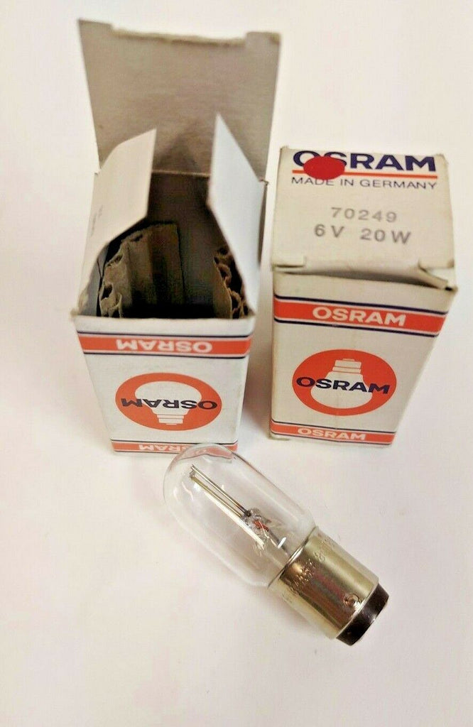 Lot of 2 Osram Microscope Bulb 70249 6V 20W Made in Germany Brand New