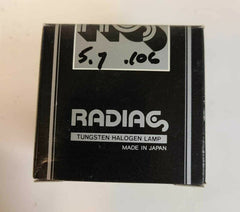 Lot of 2 Radiac EJL Projector Lamp 24 V 200 W Tungsten Halogen New
