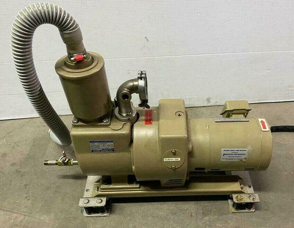 ULVAC D-330DK Vacuum Pump JAPAN OIL MIST TRAP TMX-1 ROTARY INDUCTION MOTOR