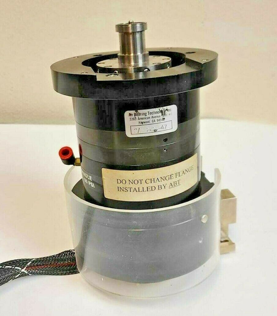 Air Bearing Technology Spindle 85-90 PSI Crash Tolerant Vacuum