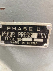 Arbor Press Machine PHASE II