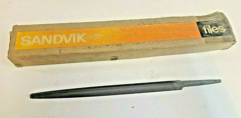 5 Pcs Sandvik 10” Milled Tooth Curved Tooth File #170 Brand New Made in USA