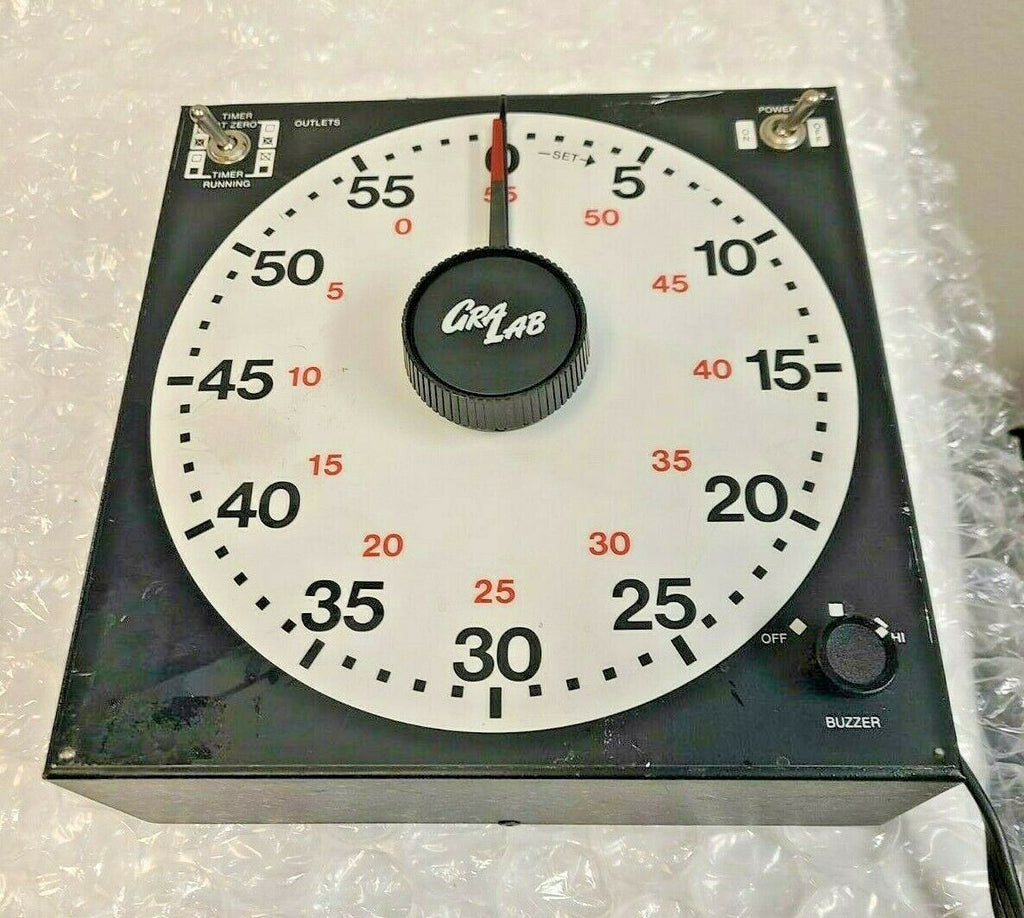 GRALAB Darkroom Timer Model 170 Dual Outlets 120 V 60 HZ Wall Mount USA