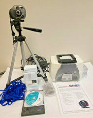 Fargo Persona C30 ID Card Thermal Printer 044400 Bundle Camera TriPod AlphaCard