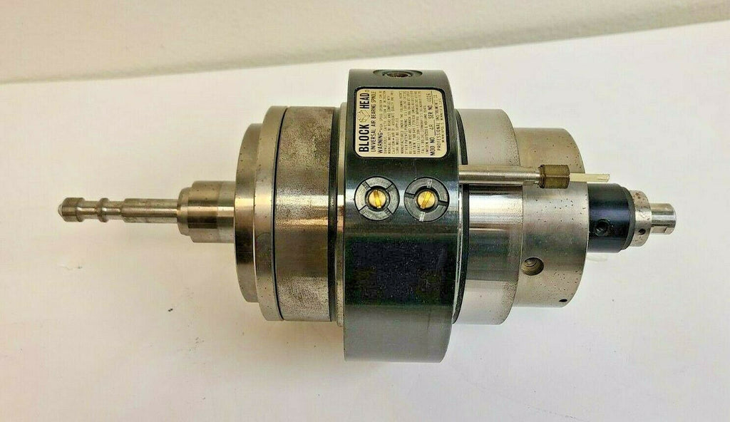 BLOCK HEAD Universal Air Bearing Spindle AS IS 4R 4016