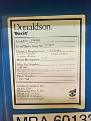 Donaldson Torit DB-800 Downdraft Bench 115V 60Hz 1 Phase