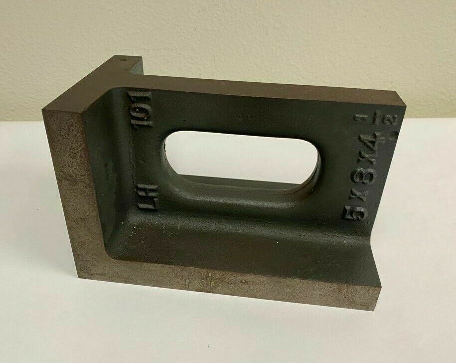 MACHINIST TOOL LATHE MILL Challenge 5 X 8 X 4 1/2 Angle Block Fixture Basmt
