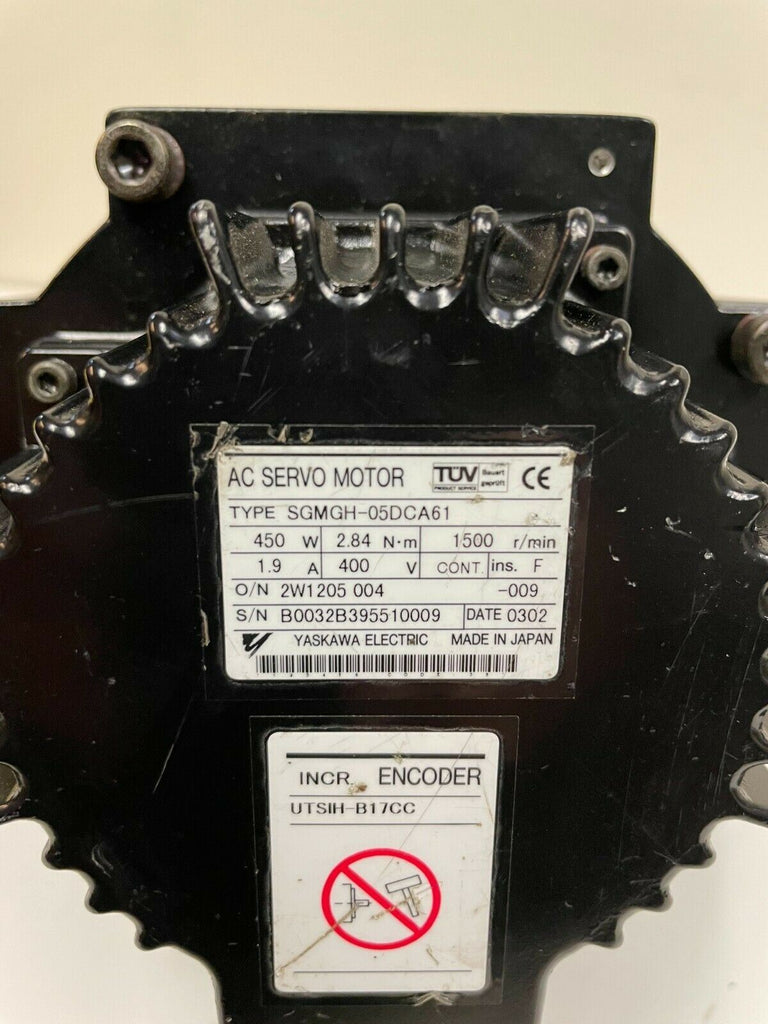 Yaskawa SGMGH-05DCA61 AC Servo Drive Motor