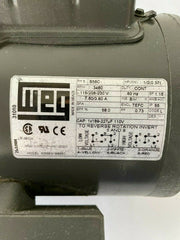1/2 HP 3480 RPM 115/208-230 Volt AC Motor WEG B56C