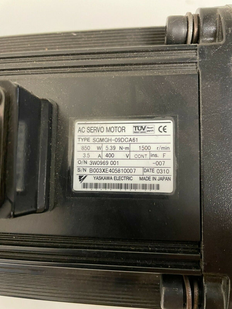 Yaskawa SGMGH-09DCA61 Apex Reducer PE120-2507110588 10:1 AC Servo Drive Motor