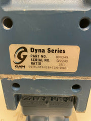 GAM DS-HL-075-015A-130-10A DYNA SERIES HEAVY DUTY 15:1 P/N: 800349