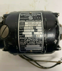 BODINE ELECTRIC SPEED REDUCER MOTOR NSE-11R