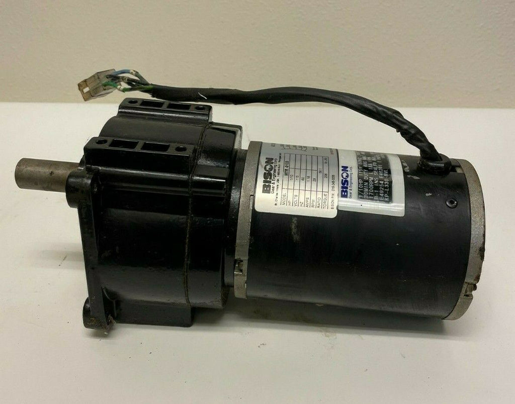 AC Gear Motor Bison MTR-0133 1/10 HP 115V 60 HZ 58:1