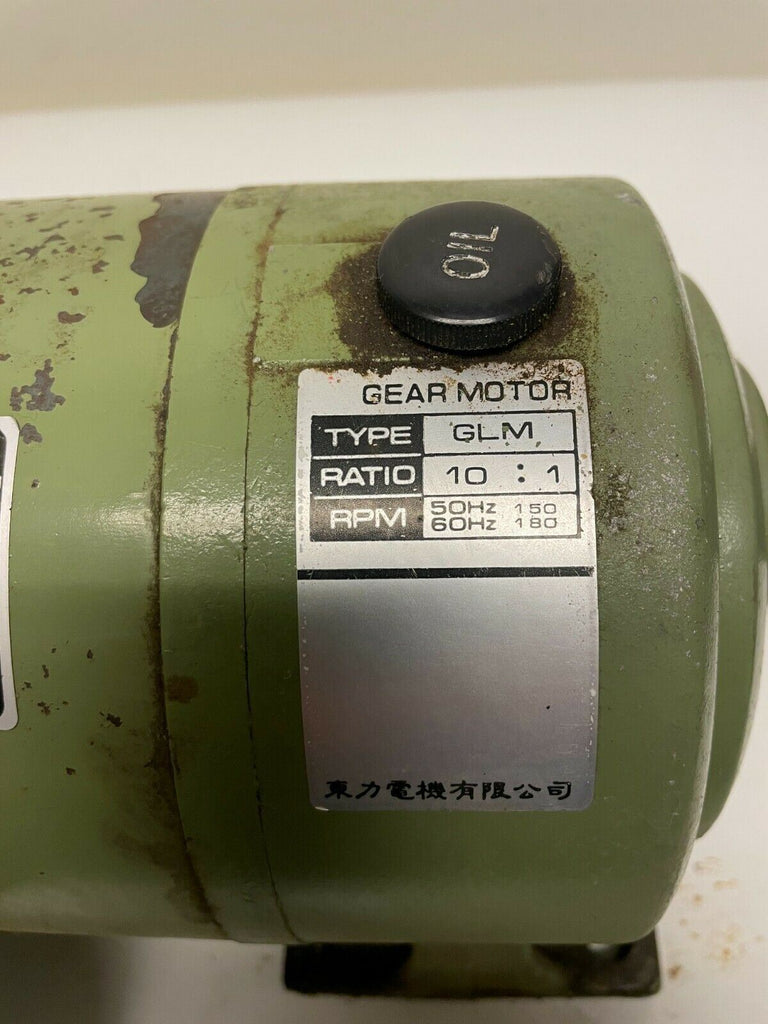 GLM Gear Motor Ratio 10:1