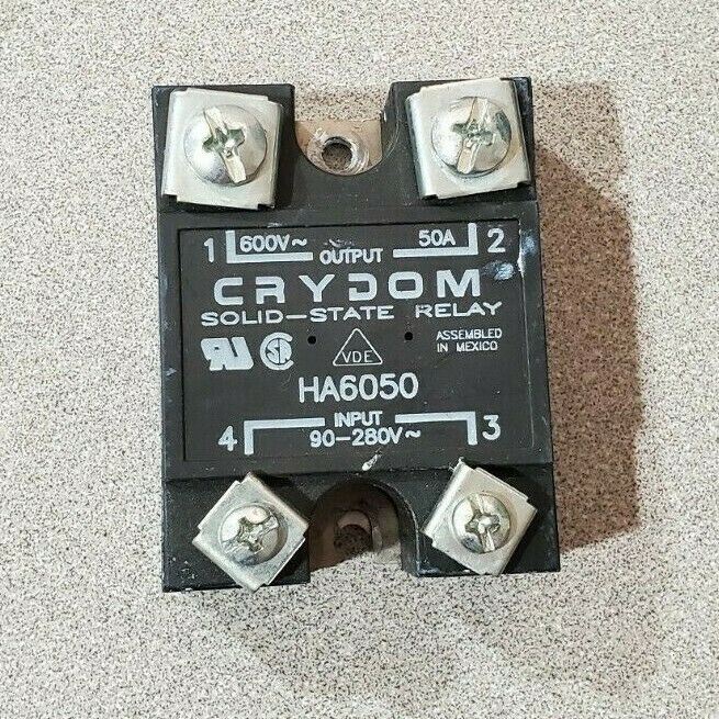 CRYDOM SOLID STATE RELAY HA6050 AC Input Panel Mount 50 Amp 600 V