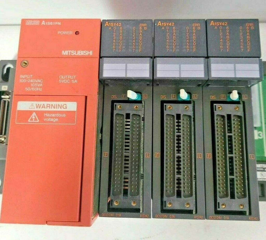 (3) Mitsubishi output A1SY42P (1) A1S61PN A1S61PN Power Supply Module