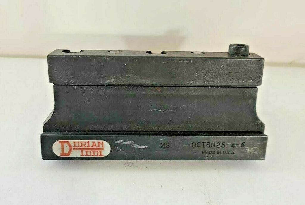 Drian DCTBN25 4-6 MS USA Self Grip Tool Block Holder Lathe Grooving Cut-Off