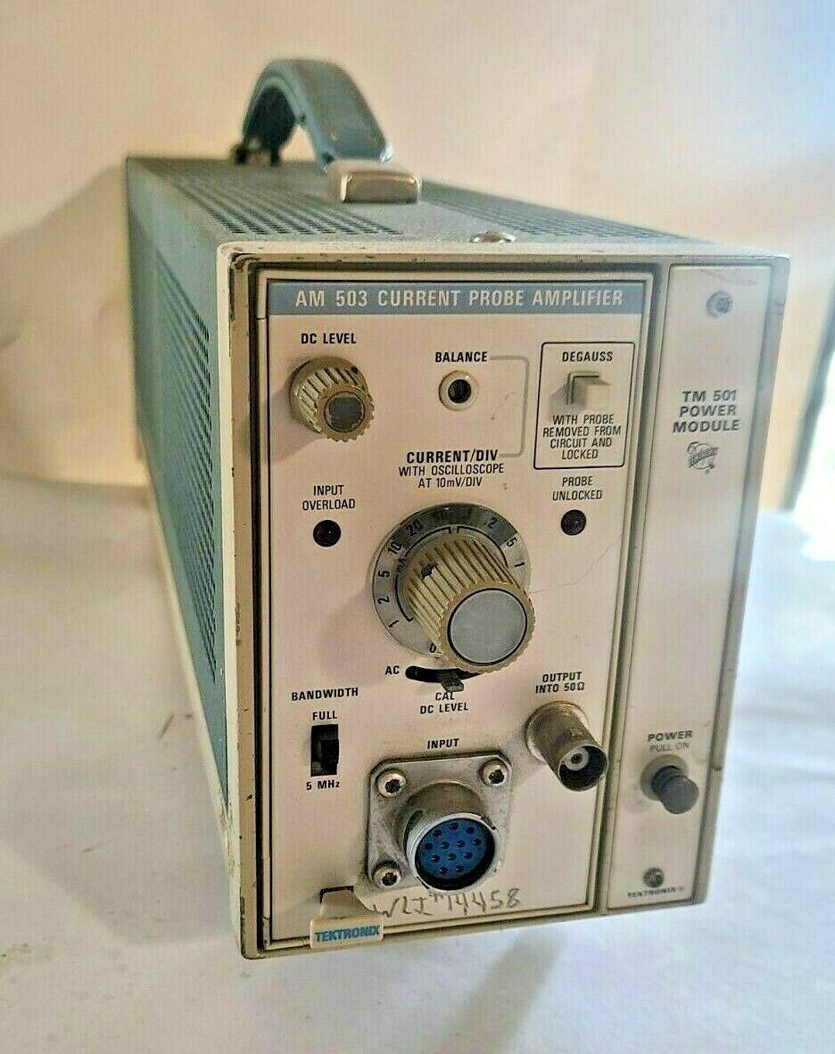 Tektronix TM 501 Power Module with AM 503 Current Probe Amplifier