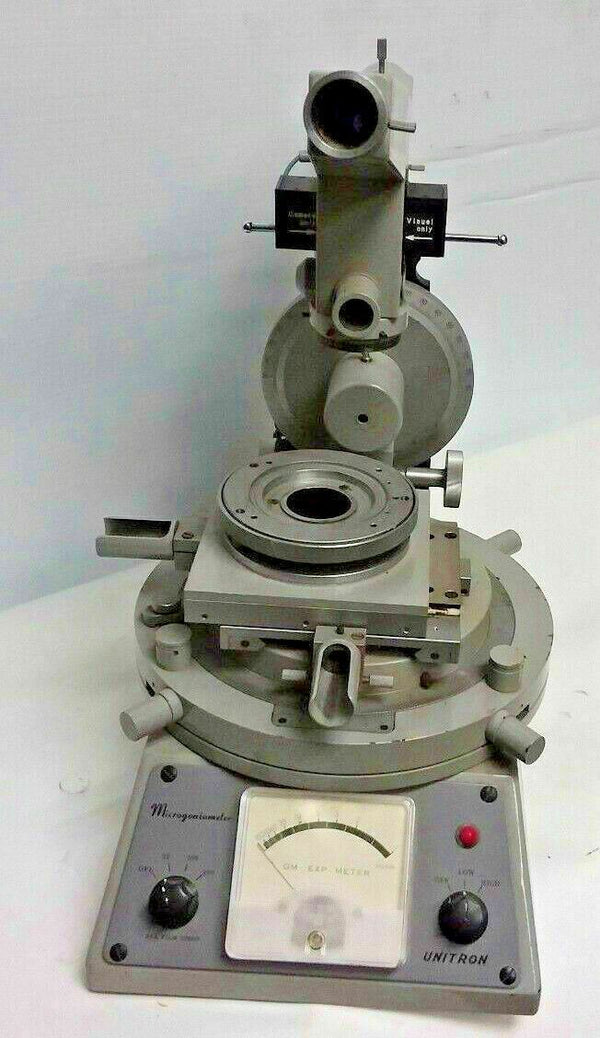UNITRON MICROGONIOMETER Microscope Tip Tilt Stage