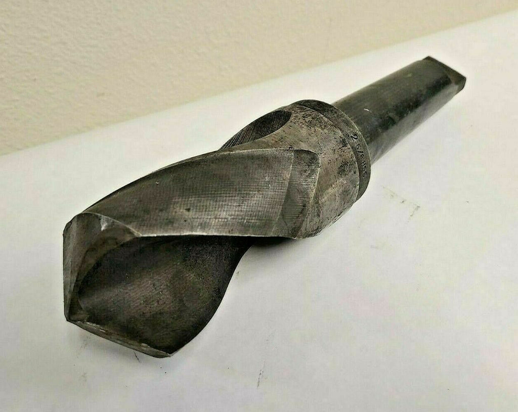 Taper Shank HSS 2-5/8 1' OAL Twist Drill Bit USA For Lathe High Speed