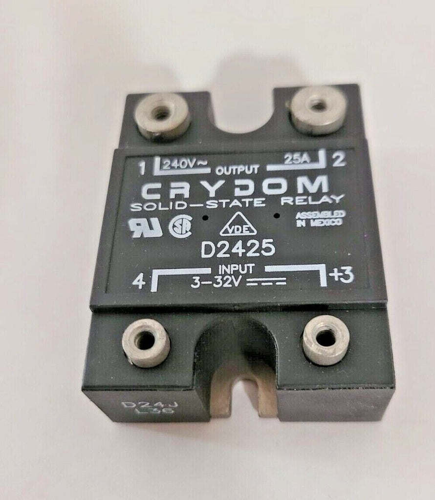 Lot of 3 Crydom D2425 Solid State Relay 25A 240VAC