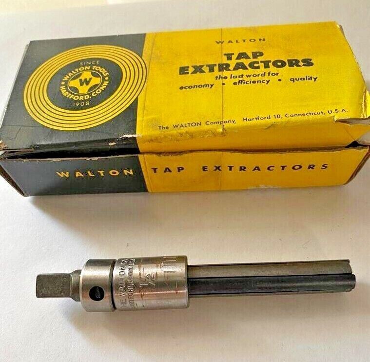 Walton Tap Extractor 1/2" 12 MM 3 Flute USA Tool Brand New