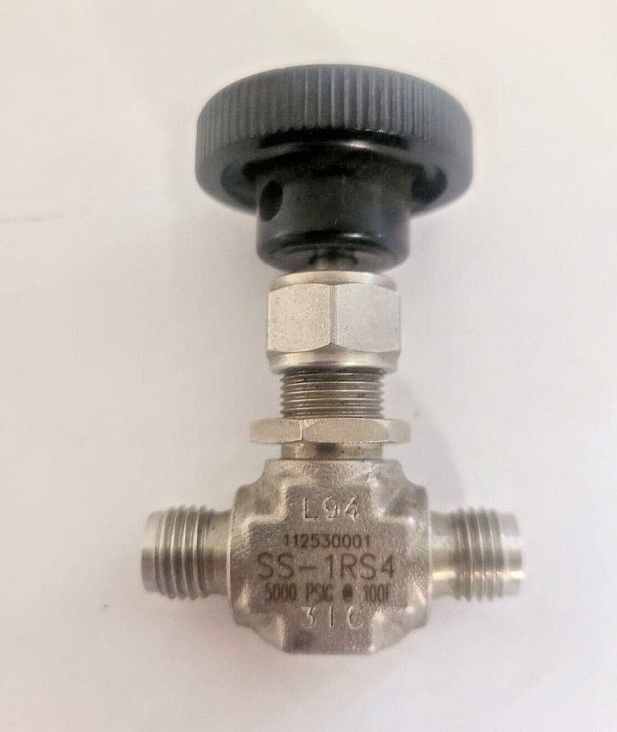 Swagelok L94 SS-1RS4 NEEDLE Valve 5000 PSIG Stainless Steel 100 F 316