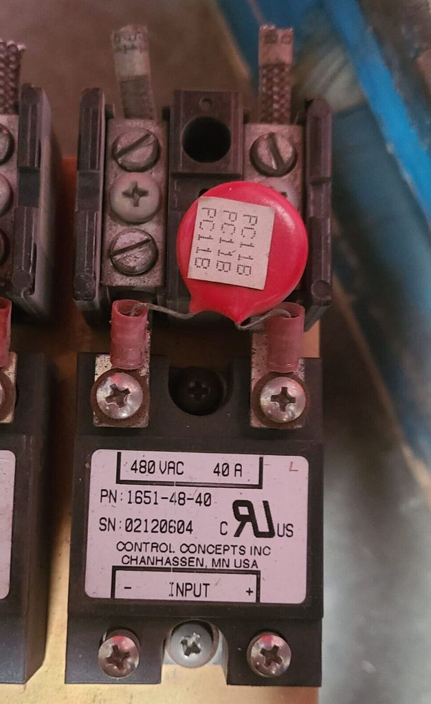 Control Concepts 1651-48-40 Solid State Relay 480 VAC 40 A