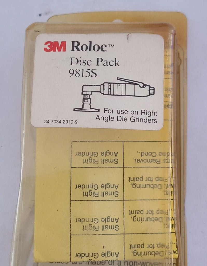 3M Roloc Disc Pack 9815S Unitized Wheel Various 1-1/2 inch Discs Scotch-Brite