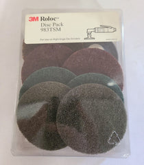 3M Roloc Disc Pack 983TSM Unitized Wheel Various 3 inch Discs Scotch-Brite