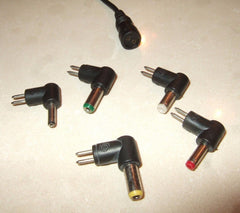 New Lot 5 Adaptaplug Universal AC DC Adapter Tip W/ Power Cord Pin Plug Laptop