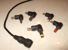 New Lot 5 Adaptaplug Universal AC DC Adapter Tip W/ Power Cord Pin Plug Laptop