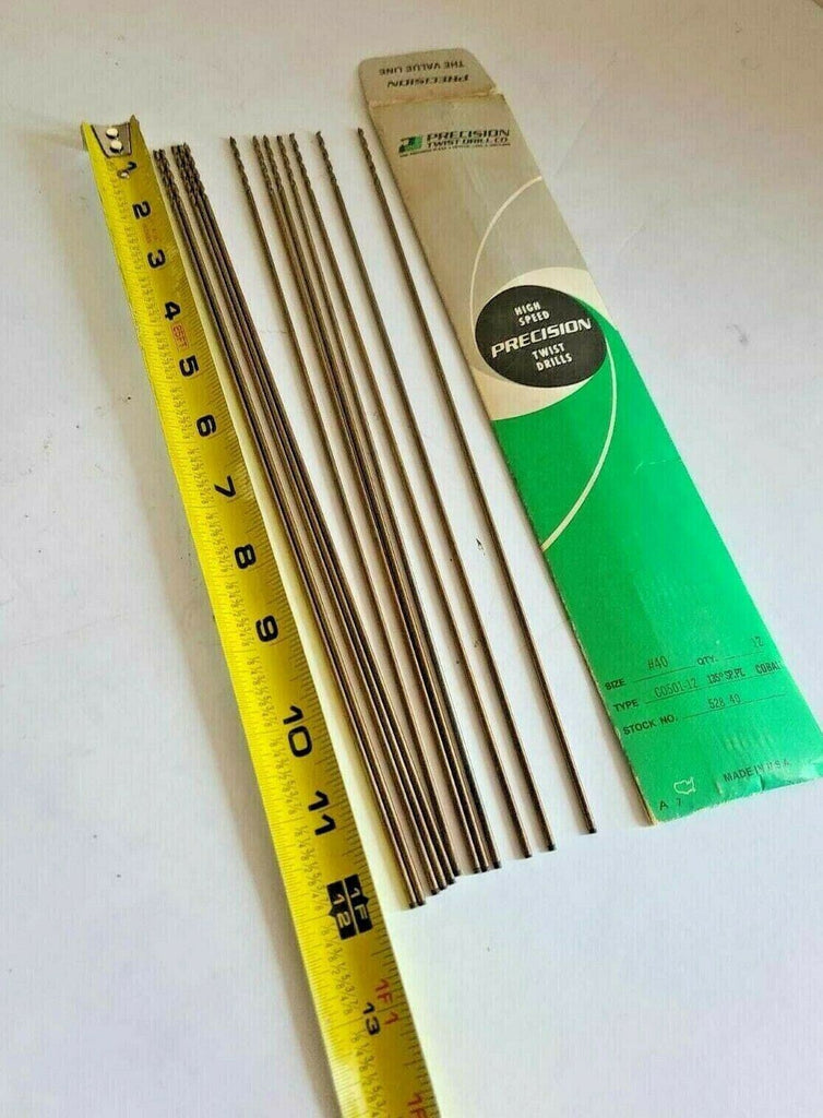 Lot of 12 High Speed #40 Cobalt 12