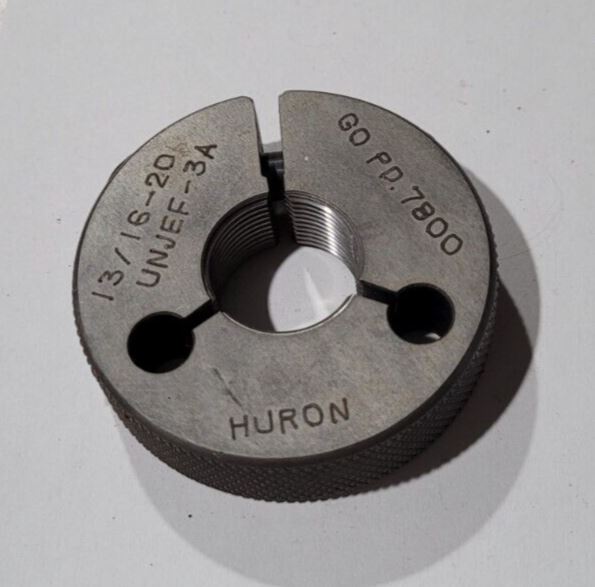 13/16-20 UNJEF-3A GO Thread Ring Gage P.D. .7800 HURON