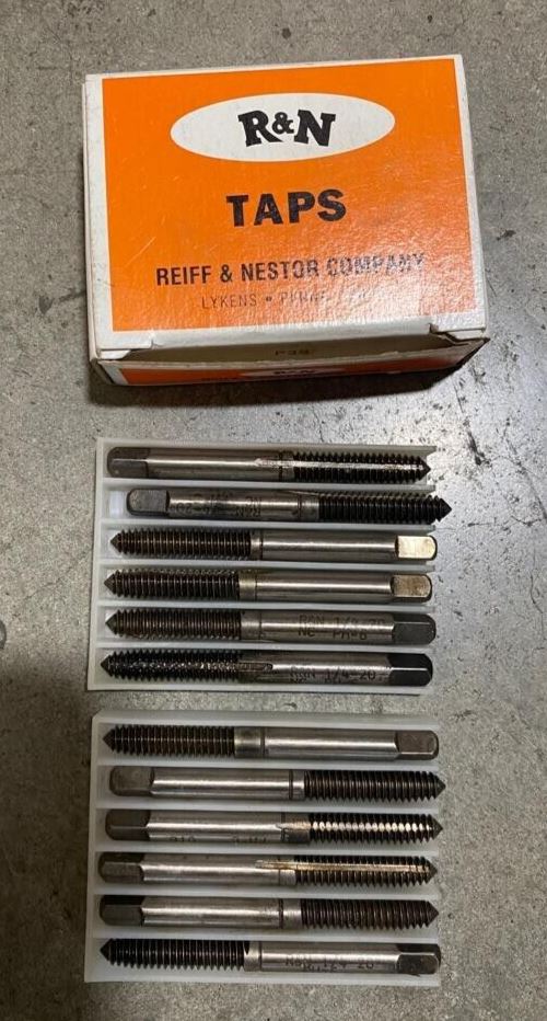 12 Reiff Nestor R&N ThreadFormer Treat Plug Tap 1/4 20 PH 6 6-N 16B USA 59962