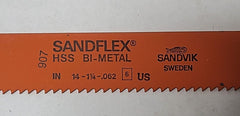 10 Pcs Saw Blade SANDVIK mm in 14 - 1-1/4 - .0.62 6-US HSS Bi-Metal New