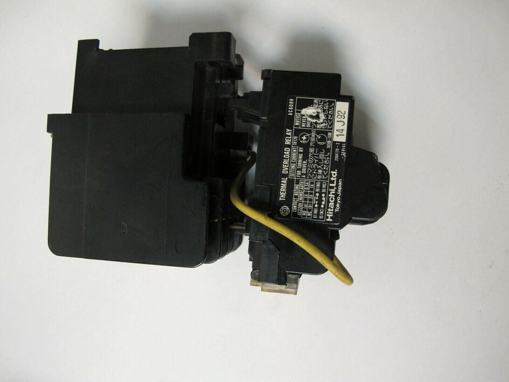HITACHI H11 25H92 AC Magnetic Contactor AC600V W/Thermal Overload Relay TR12B-1E