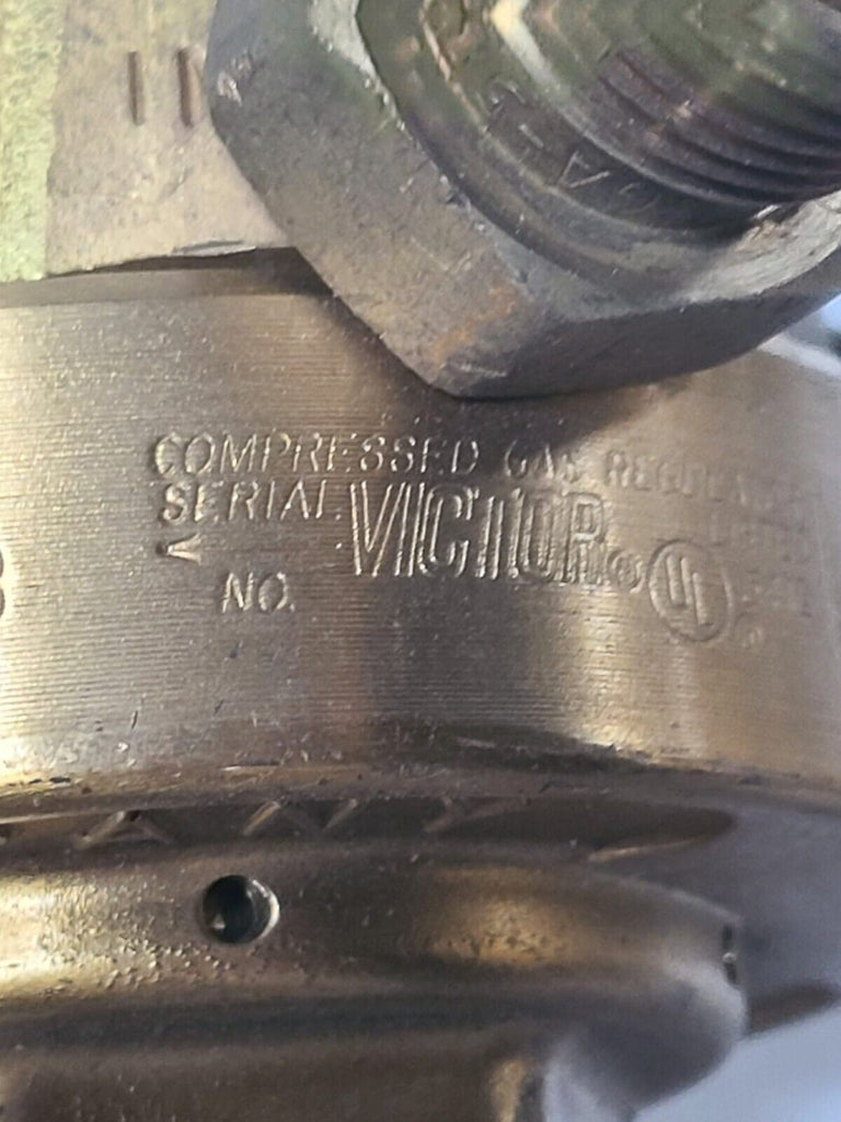 VICTOR VTS 450D COMPRESSED GAS REGULATOR AIR NITROGEN 2 Gauges 3000 PSIG
