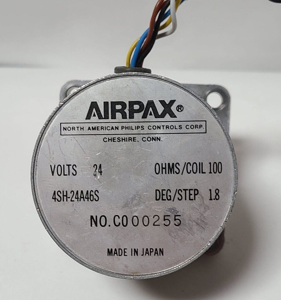 Airpax 24 Volts OHMS Coil 100 Deg Step 1.8 4SH-24A46S 4SH24A46S Motor Japan