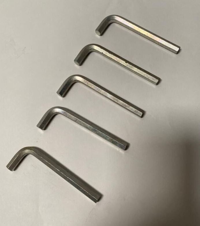 Lot of 5 Pcs wrenches Allen Wrench 7 mm