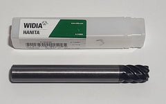 NEW WIDIA HANITA SOLID CARBIDE 16 mm END MILL 6 FLUTE TOOL BIT 16 x 18 x 125 25R