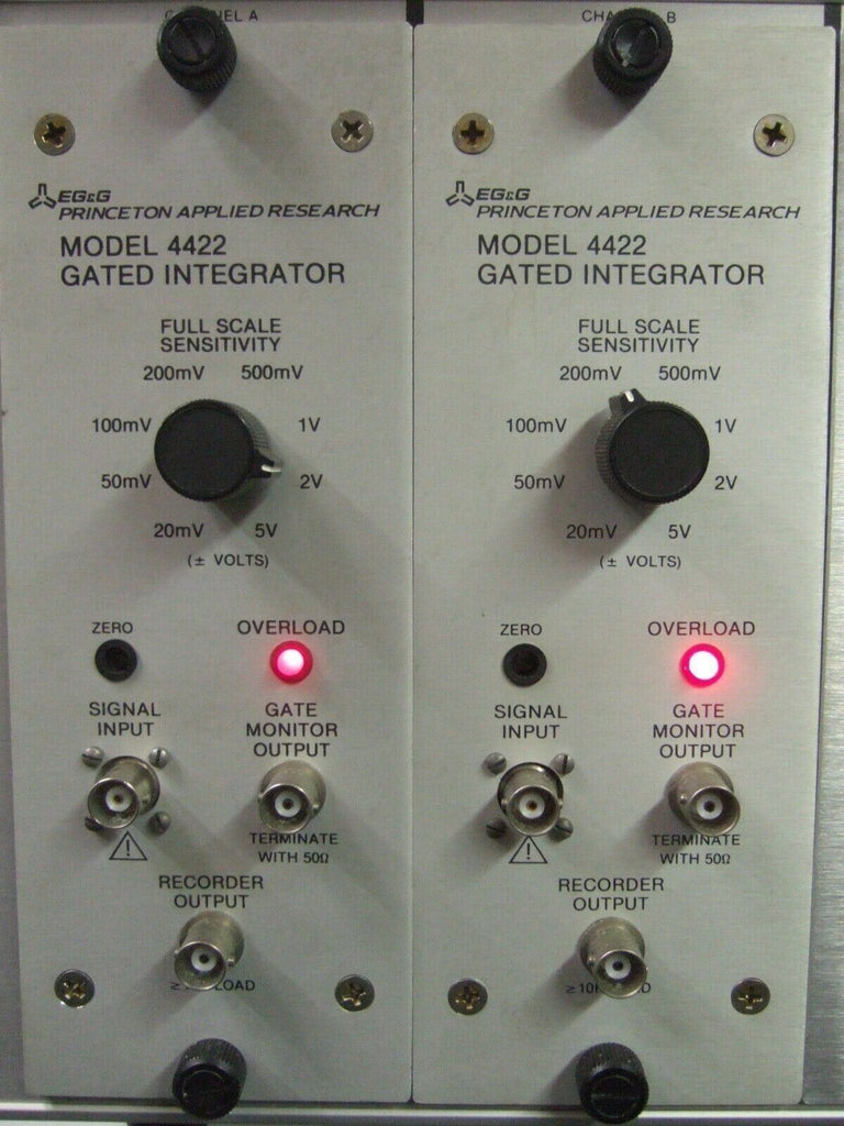 EG&G PRINCETON Applied Research 4420 Boxcar Averager W/Two 4422 Gated Integrator