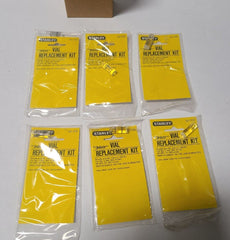 Lot of 6 Stanley Level Vial Replacement Kit NOS 42-701 1”