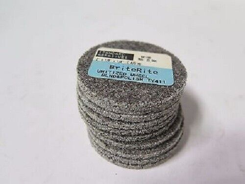 Standard Abrasives 2 x 1/8 x 1/4" BriteRite Unitized Wheel Coarse A/O Qty 10 New