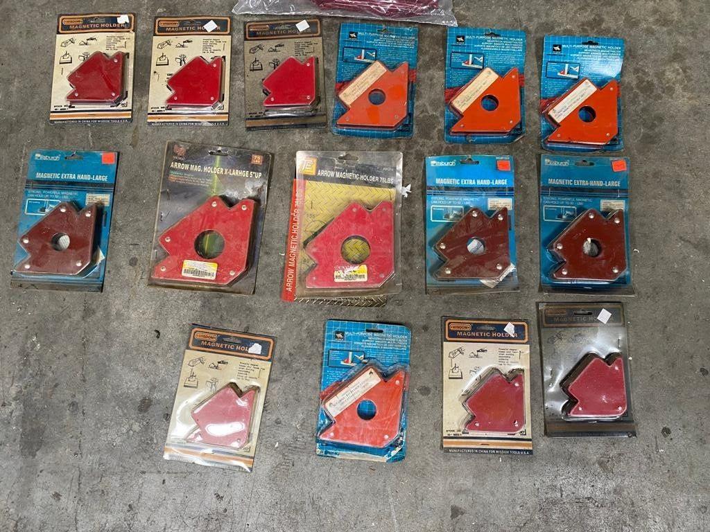 Lot Pittsburgh Magnetic Extra Hand-Large welding supply holders Wilson curtain