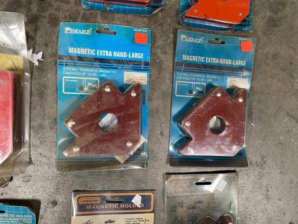 Lot Pittsburgh Magnetic Extra Hand-Large welding supply holders Wilson curtain