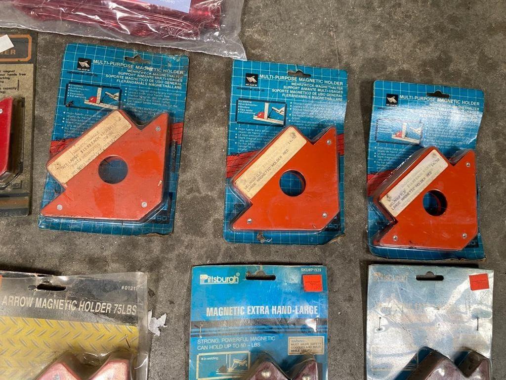Lot Pittsburgh Magnetic Extra Hand-Large welding supply holders Wilson curtain