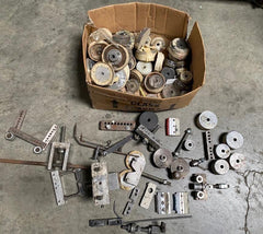 Lots Of Parts And Accessories Screen Printing Press Round Glass