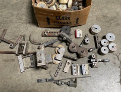 Lots Of Parts And Accessories Screen Printing Press Round Glass